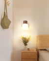 White Glass Wall Light