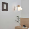 White Glass Wall Light