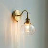Japanese style copper wall lamp