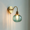 Japanese style copper wall lamp