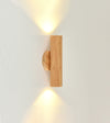 Wooden Two-way Light Wall Lamp, Can Be Rotated