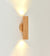 Wooden Two-way Light Wall Lamp, Can Be Rotated