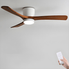Wooden fan blade fan lamp
