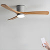 Wooden fan blade fan lamp
