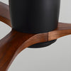 Wooden fan blade fan lamp