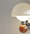 Cream style mushroom bedroom bedside wall lamp