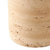 Yellow Travertine Spherical Bedroom Glass Table Lamp