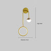 Minimalist LED bedroom double head wall lamp