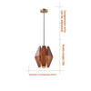 Creative solid wood chandelier