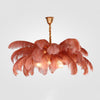 Ostrich Feather Bedroom Chandelier