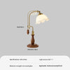 Medieval style bedroom bedside study flower table lamp