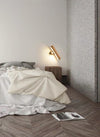 Nordic bedroom bedside rotating wall lamp