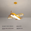 Log Macaron Color Airplane Children's Room Chandelier