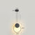 Minimalist LED Line Bedroom Bedside Chandelier