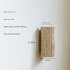 Japanese style yellow travertine stripe bedroom corridor wall lamp