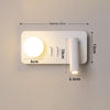 Cloud bedroom bedside wall lamp