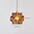 Japanese style glass petal chandelier