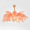 Ostrich Feather Bedroom Chandelier