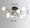 Nordic creative magic beans chandelier