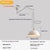 Removable swing chandelier