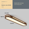 Solid wood LED ceiling light strip