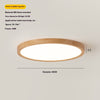 Japanese style ultra-thin bedroom ceiling lamp