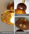 American retro glass corridor ceiling lamp