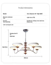 French medieval style flying saucer chandelier