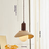 Wabi-sabi style ceramic bedroom pendant light